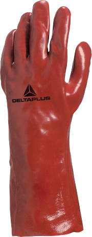 Перчатки химстойкие PVC7335, ПВХ на основе jersey Delta Plus Перчатки химстойкие PVC7335, ПВХ на основе jersey Delta Plus