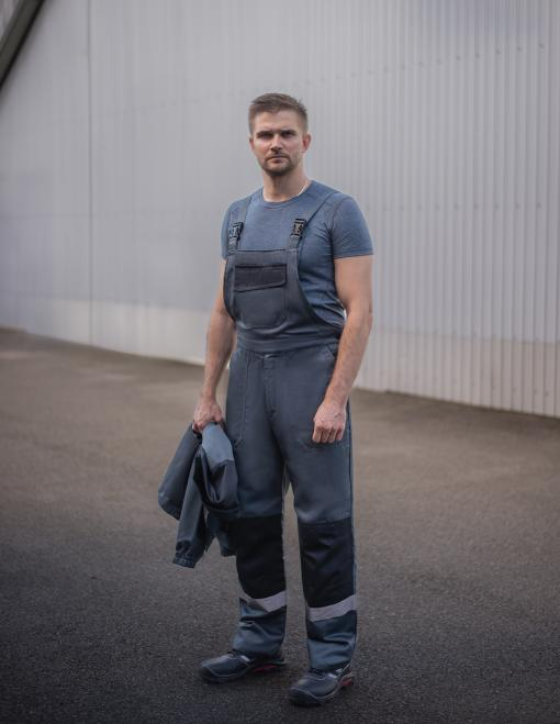 Напівкомбінезон робочий WALTER сірий Напівкомбінезон робочий WALTER сірий